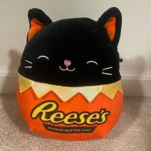 Squishmallows Reese's Halloween Squad Colton Black Cat - 8 inch
